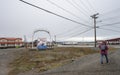 Entrance Sign with Jordan Tootoo at Rankin Inlet, Nunavut